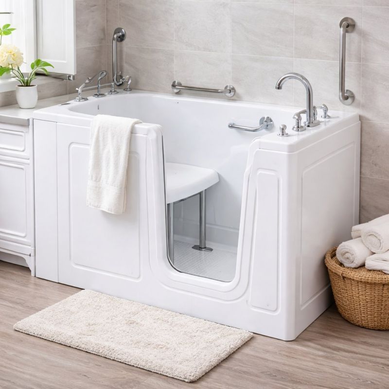 Elderly Bathtub Installation detail